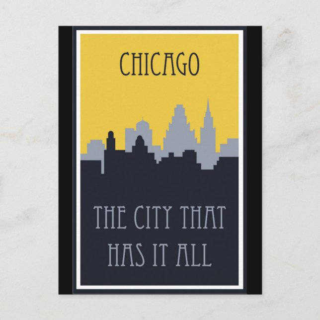 Vintage travel postcard - Chicago (Front)