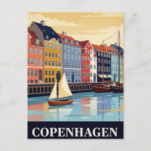 Vintage Travel Postcard COPENHAGEN