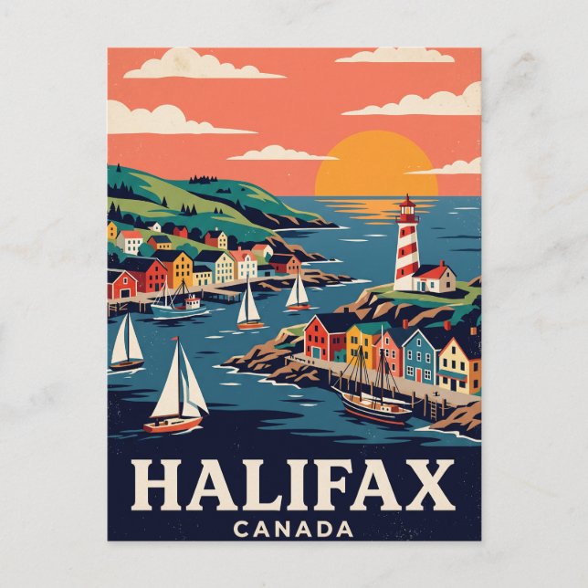 Vintage Travel Postcard Halifax Canada (Front)
