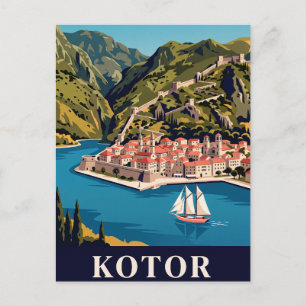 Vintage Travel Postcard KOTOR