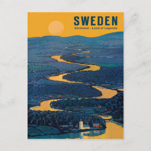 Vintage Travel Postcard - SWEDEN