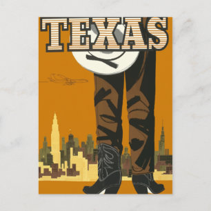 Vintage travel postcard Texas USA