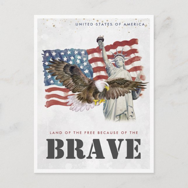 Vintage Travel Postcard | United States of America (Front)