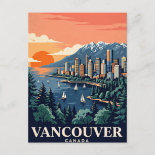 Vintage Travel Postcard Vancouver Canada