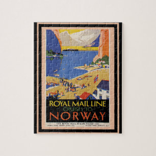 Vintage Travel Poster 34 Jigsaw Puzzle