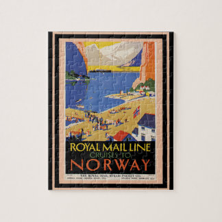 Vintage Travel Poster 34 Jigsaw Puzzle