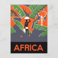 Vintage Travel Poster Africa trip safari PCs