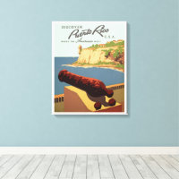 Vintage Travel Poster Art, Discover Puerto Rico!