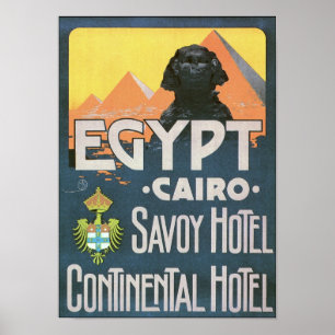 Vintage Travel Poster - Cairo Egypt