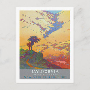Vintage Travel Poster,California Postcard