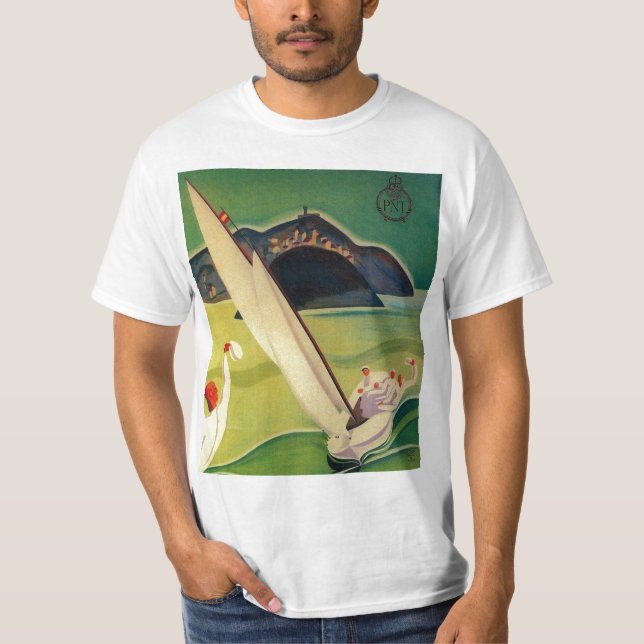 Vintage Travel Poster Donostia San Sebastian T-Shirt (Front)