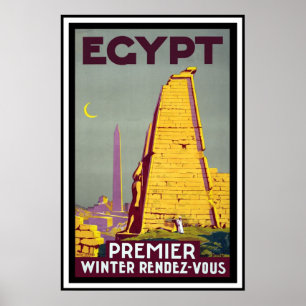 Vintage Travel Poster - Egypt