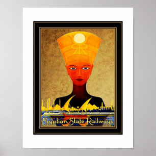 Vintage Travel Poster Egyptian State Railways