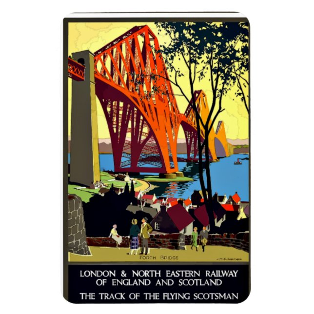 Vintage travel poster - England and Scotland Magnet (Vertical)