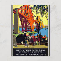 Vintage travel poster - England and Scotland