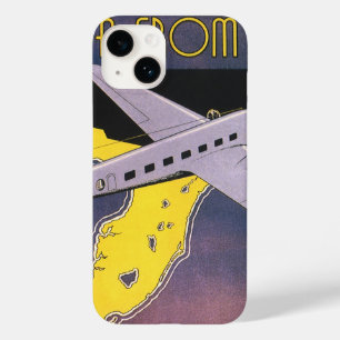 Vintage Travel Poster, Florida from Air Aeroplane Case-Mate iPhone 14 Case