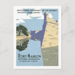 Vintage Travel Poster,Florida Postcard