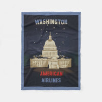 Vintage Travel Poster For American Airlines