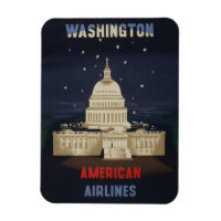 Vintage Travel Poster For American Airlines