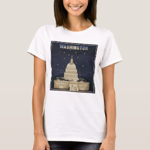 Vintage Travel Poster For American Airlines T-Shirt
