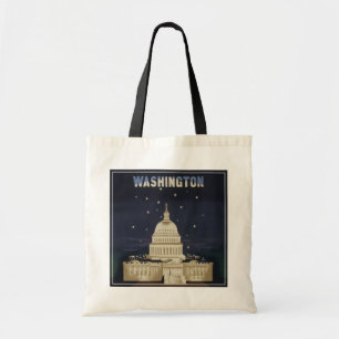 Vintage Travel Poster For American Airlines Tote Bag