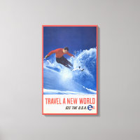 Vintage Travel Poster For Aspen, Colorado