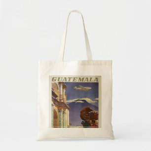 Vintage Travel Poster For Guatemala Tote Bag