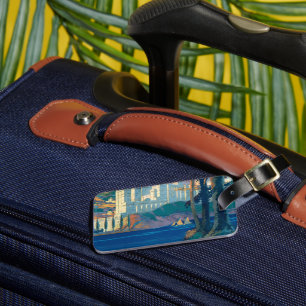 Vintage Travel Poster For New York Central Lines Luggage Tag