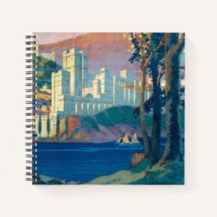 Vintage Travel Poster For New York Central Lines Notebook