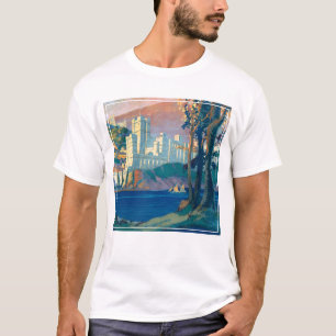Vintage Travel Poster For New York Central Lines T-Shirt
