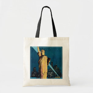 Vintage Travel Poster For New York Tote Bag