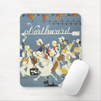 Vintage Travel Poster For The New Haven R.R. Mouse Mat
