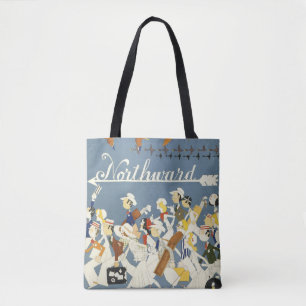 Vintage Travel Poster For The New Haven R.R. Tote Bag