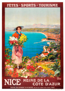 Vintage Nice France Posters Prints Zazzle Uk