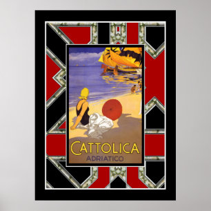 Vintage Travel Poster Italy Adriatic Sea 2