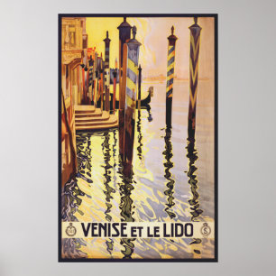 Vintage Travel Poster - Italy Venice