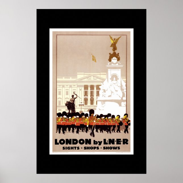 Vintage Travel Poster London (Front)