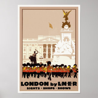 Vintage Travel Poster London Grenadier Guards