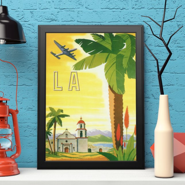 Vintage Travel Poster, Los Angeles, California Poster (Creator Uploaded)