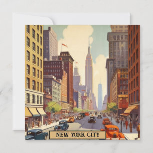 Vintage Travel Poster New York City