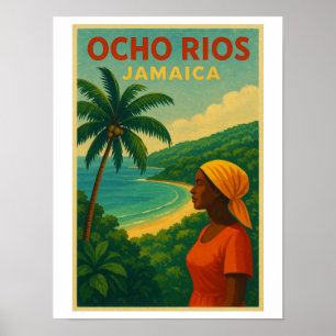 Vintage Travel Poster of Ocho Rios - Jamaica