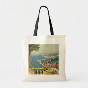 Vintage Travel Poster Of San Remo From A Terrace Tote Bag