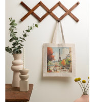 Vintage Travel Poster of the Paris Eifel Tower