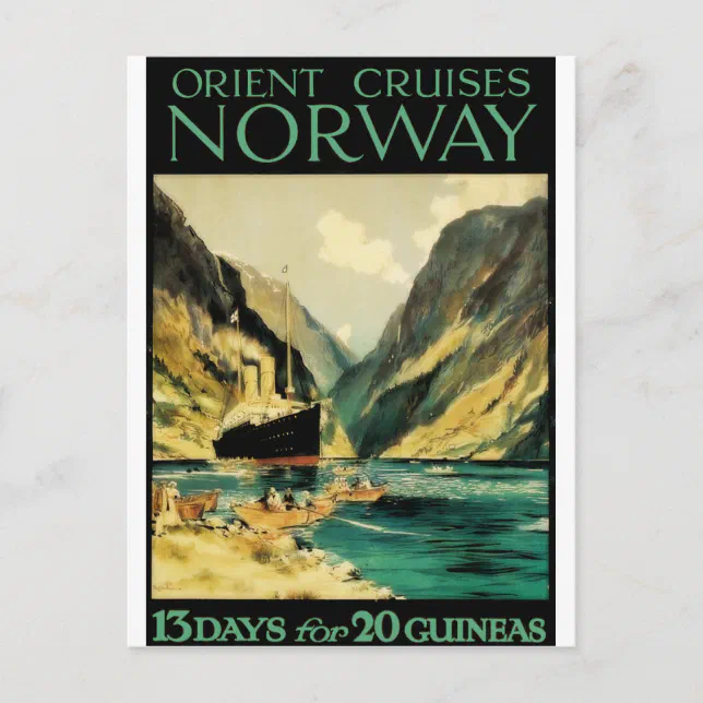 Wee Blue Coo Reise Grußkarte – Norwegen Fjord & London Motiv, 17,5 X 12,5 Cm, Hochwertiger Karton