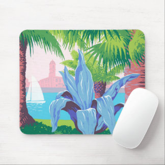 Vintage Travel Poster Promoting Puerto Rico 2 Mouse Mat