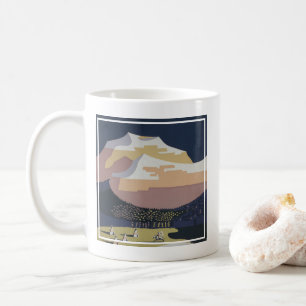 Vintage Travel Poster Promoting Travel To Montana Coffee Mug