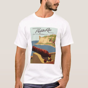 Vintage-Travel-Poster-Puerto Rico T-Shirt