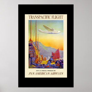 Vintage Travel Poster Transpacific