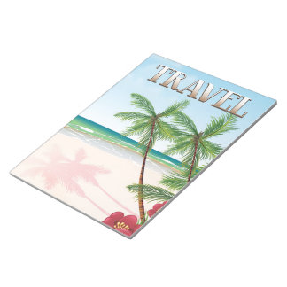 Vintage Travel Poster Tropical edition Notepad