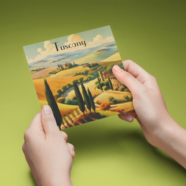 Vintage Travel Poster Tuscany countryside (Creator Uploaded)